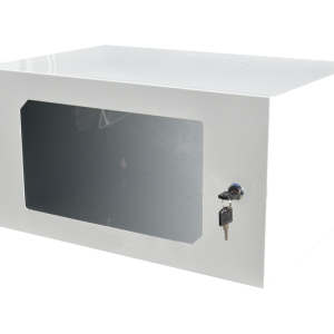 1 - MINI RACK 5U DE PAREDE COM CHAVE (1)